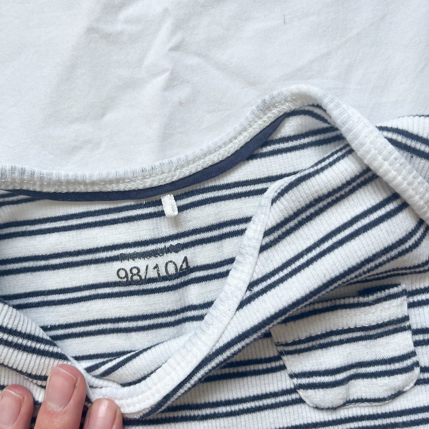 Stripe bodysuit, aprox size 1-2