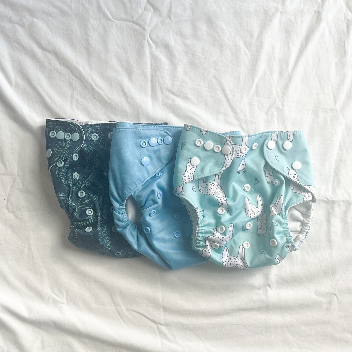 Bear & moo nappy shells