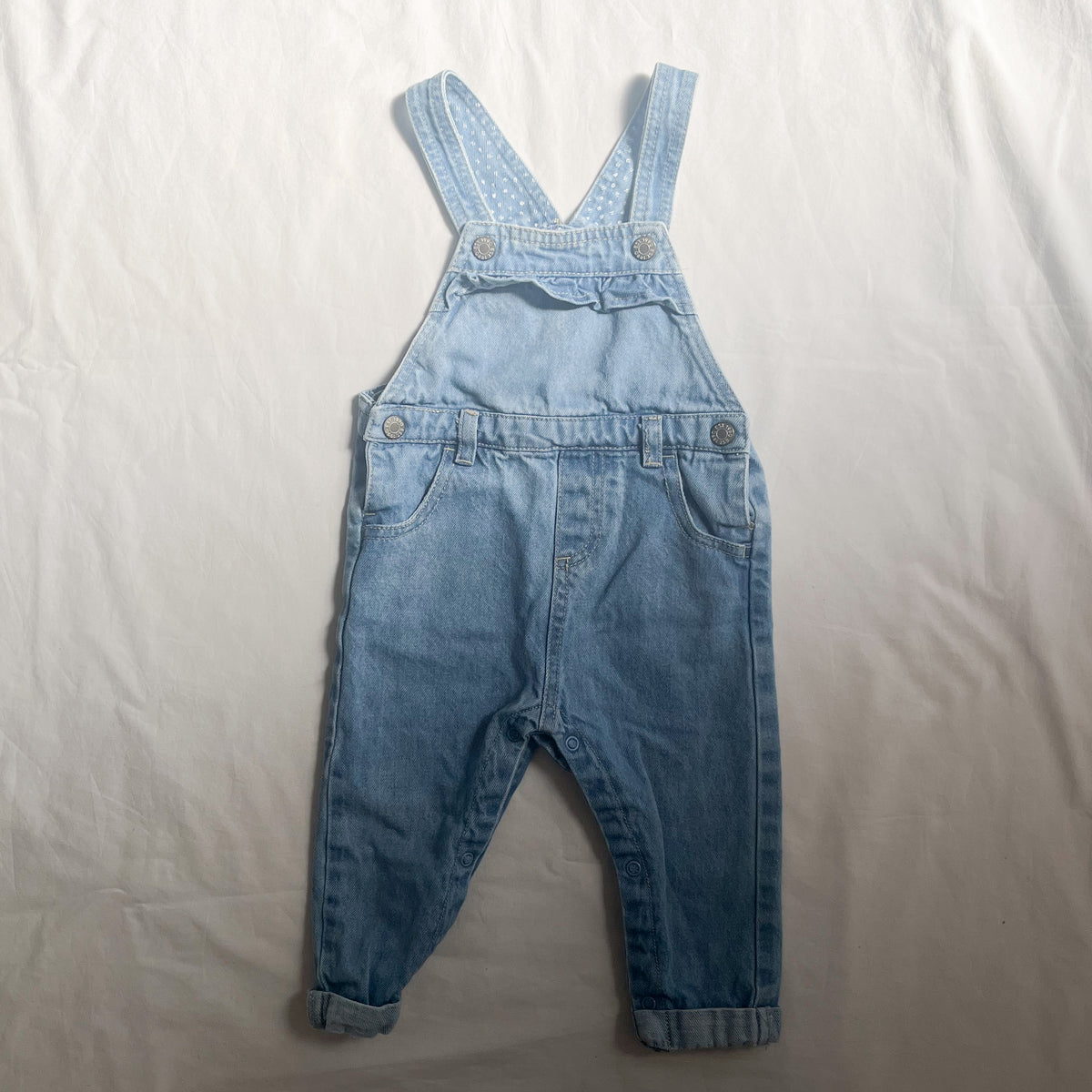 Teeny weeny overalls, 6-12m