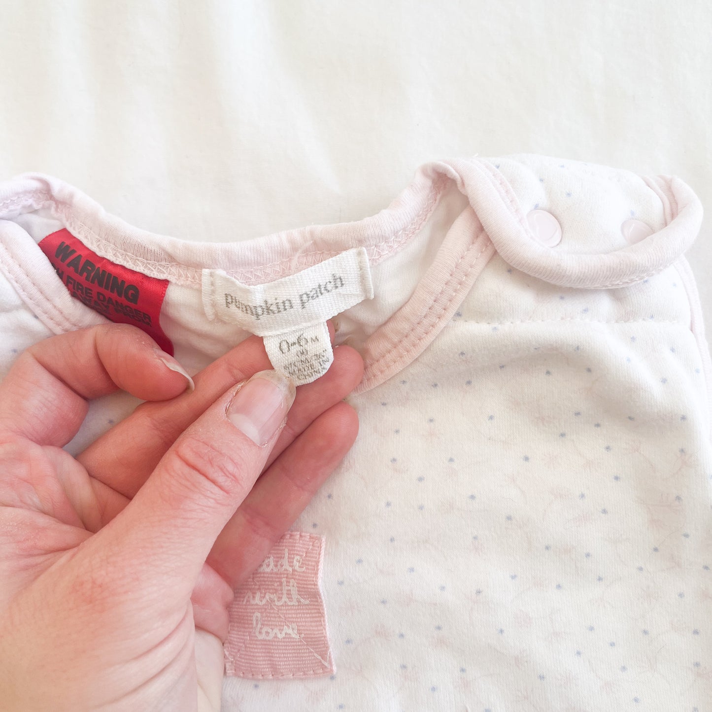 Pumpkin patch sleepsack, 0-6m (winter weight)