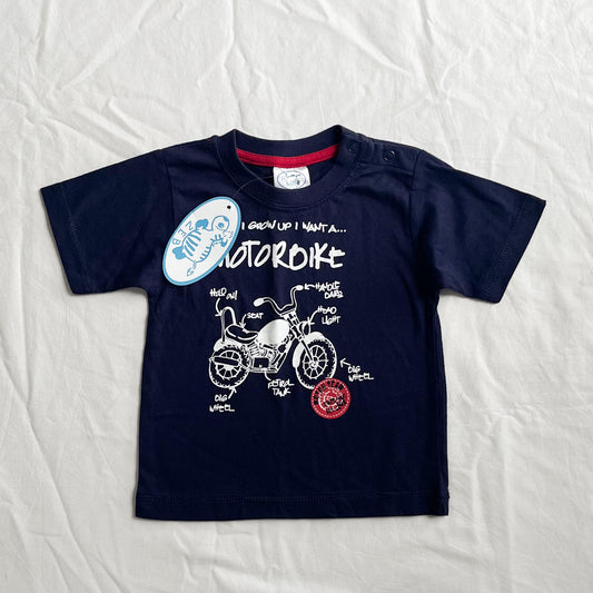 Motorbike tee, 3-6m
