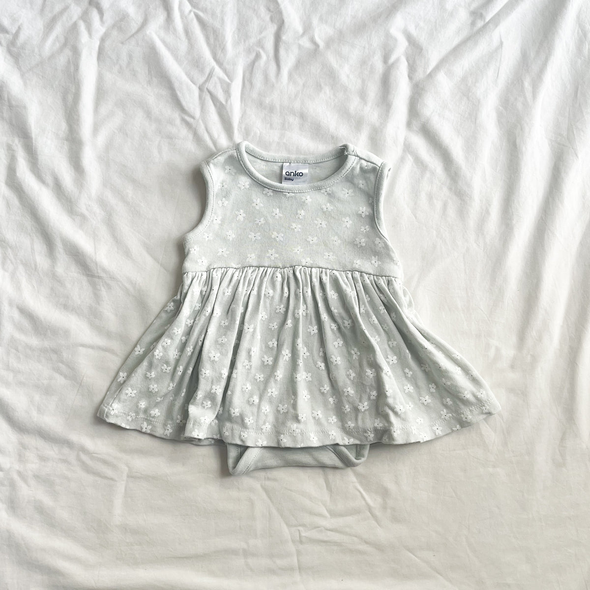 Floral bodysuit/dress, NB