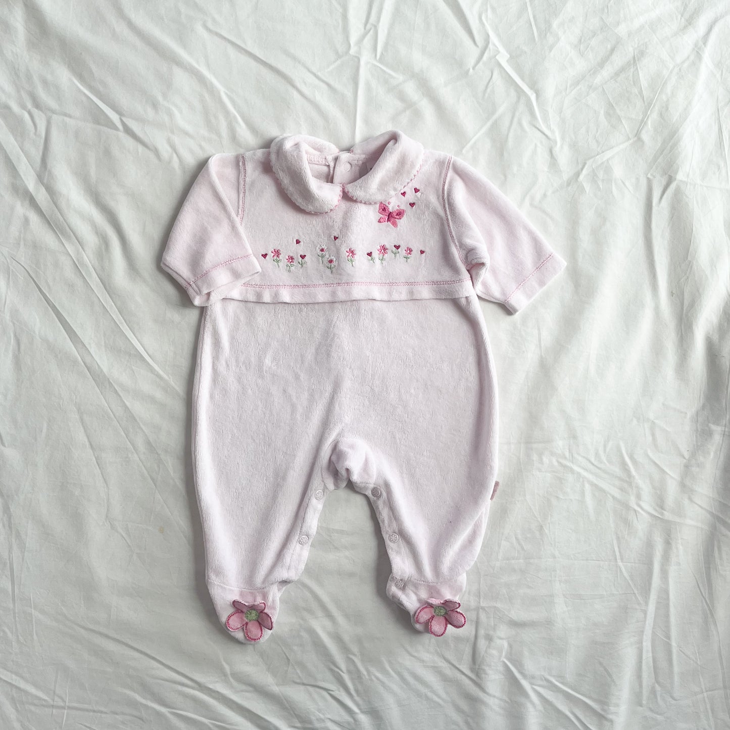 Pumpkin patch sleepsuit, NB