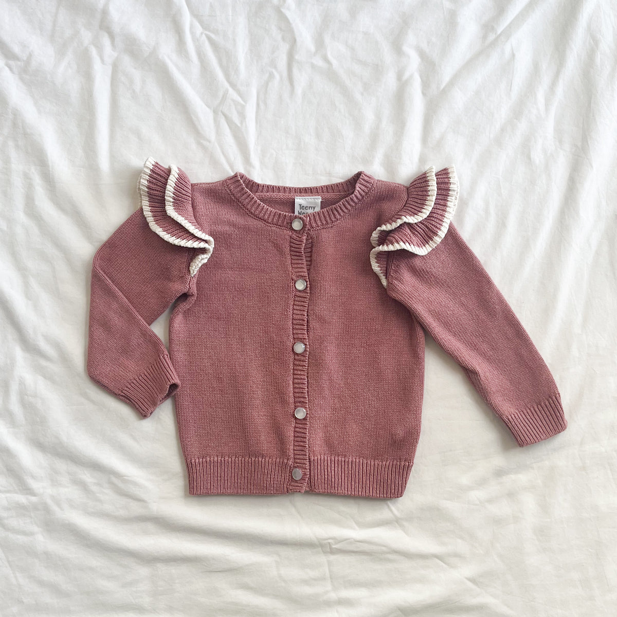 Teeny weeny cardi, 6-12m