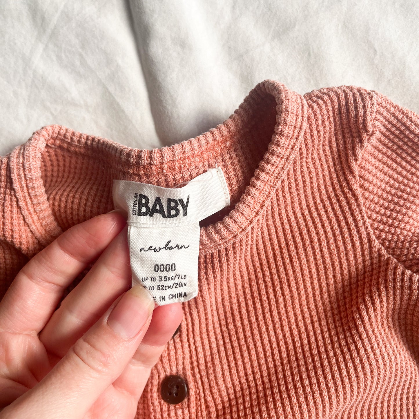 Cotton on bodysuit, NB