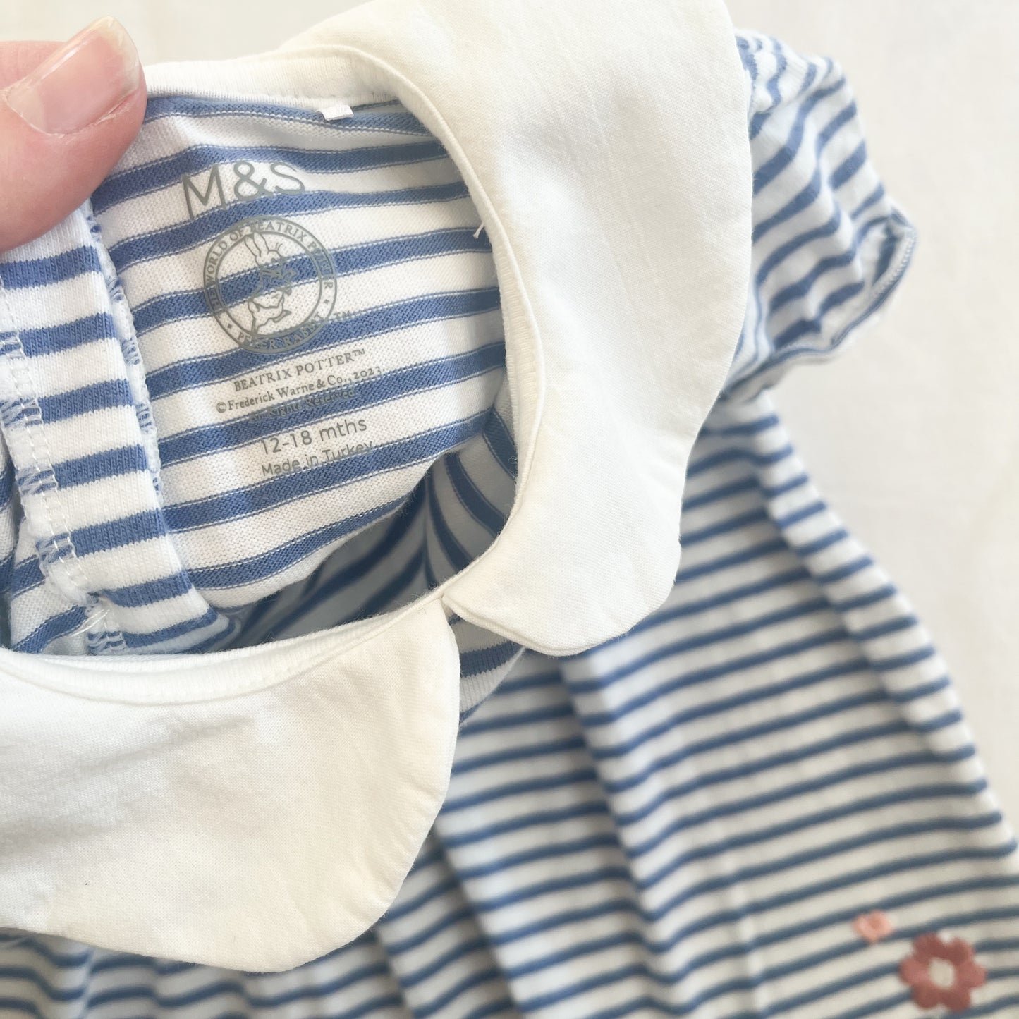 Peter rabbit dress, size 1