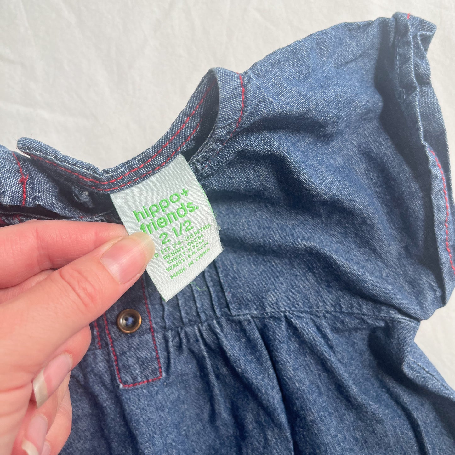 Hippo & friends dress, size 2