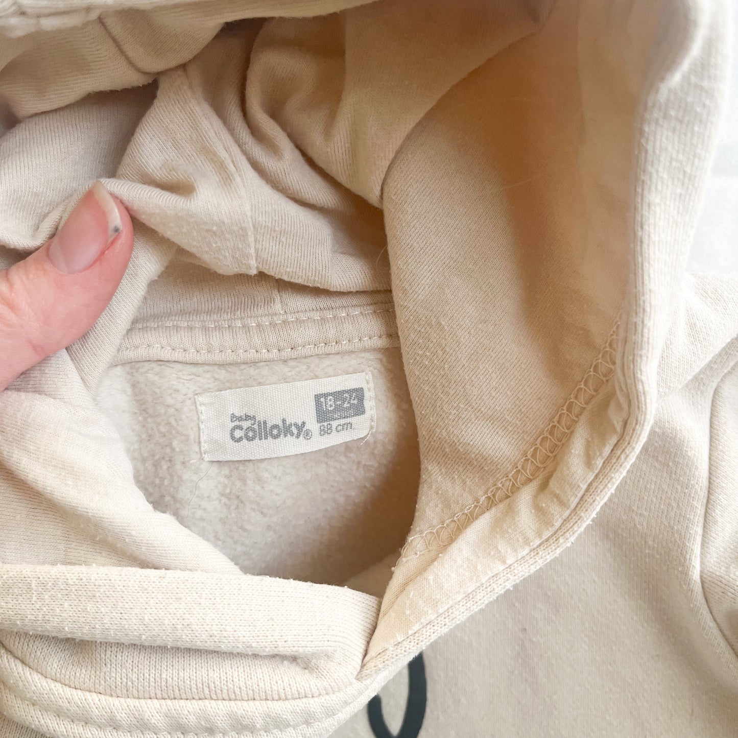 Baby Colloky hoodie, size 2