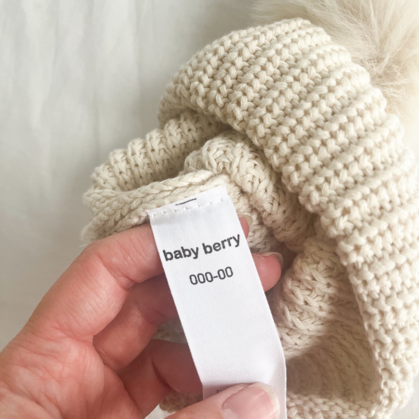 Baby berry beanie, 0-6m