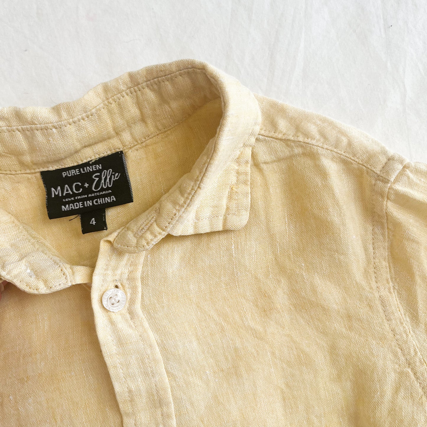 Mac & Ellie linen shirt, size 4