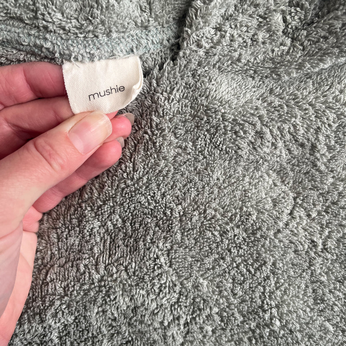 Mushie towel, small toddler size