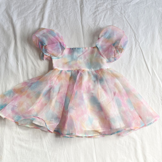Rainbow dress, size 2