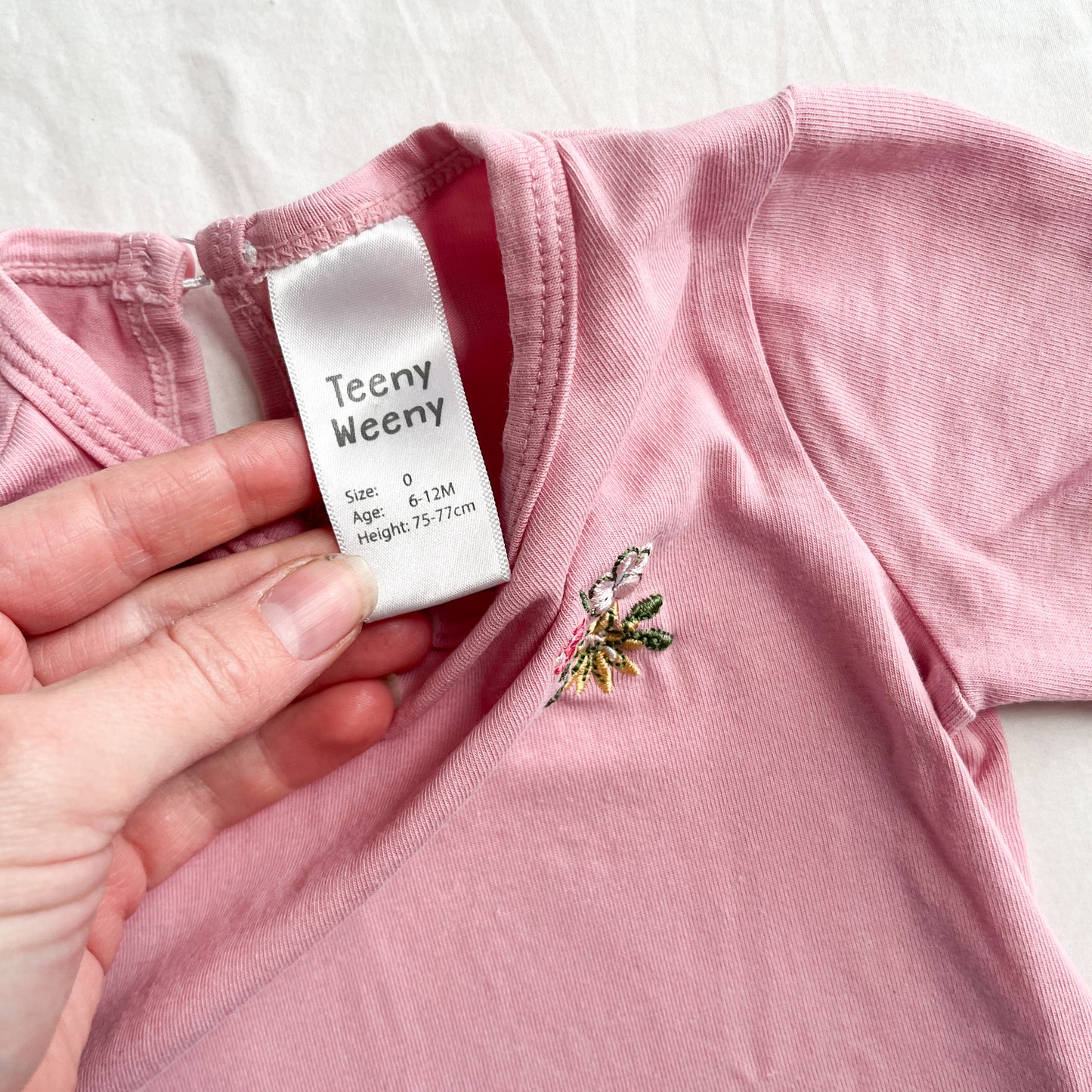Teeny weeny tee, 6-12m