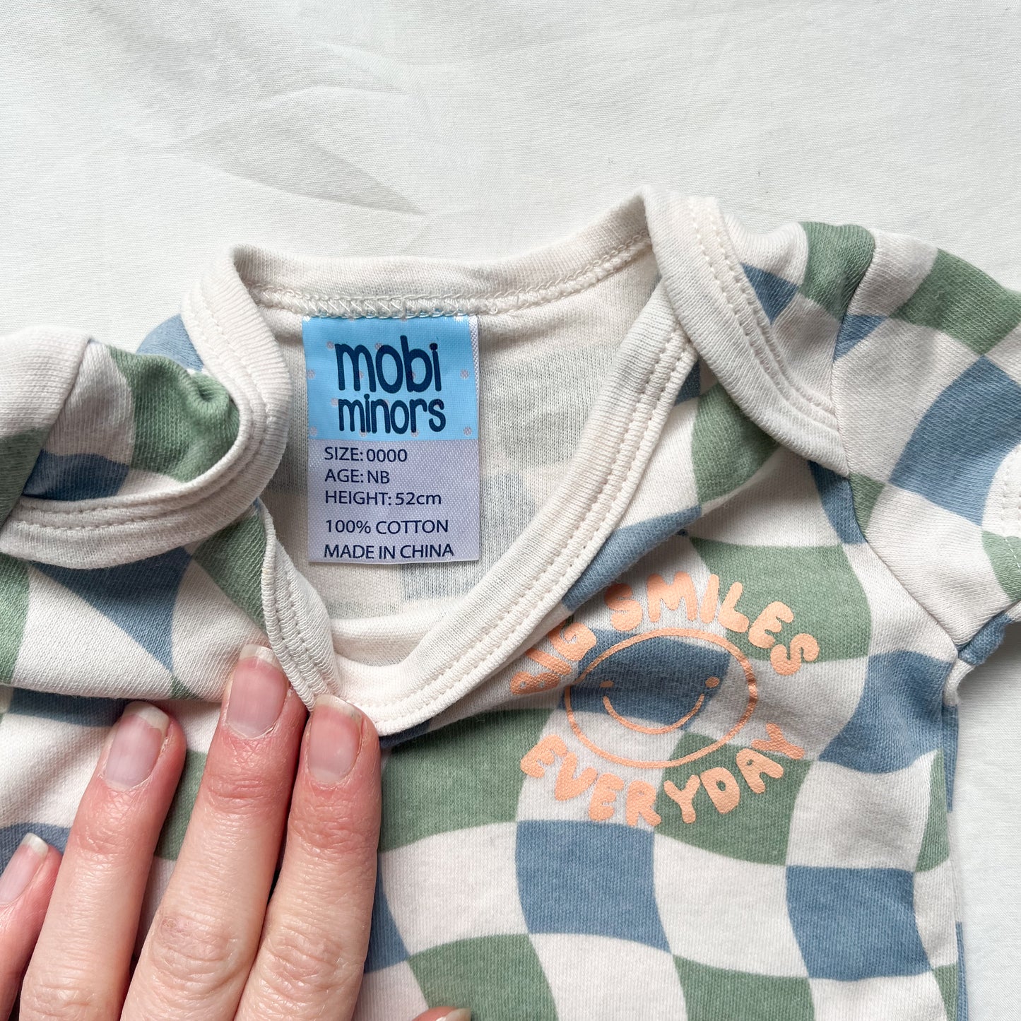 Mobi minors bodysuit, NB