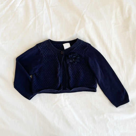 Teeny weeny crop cardi, 6-12m