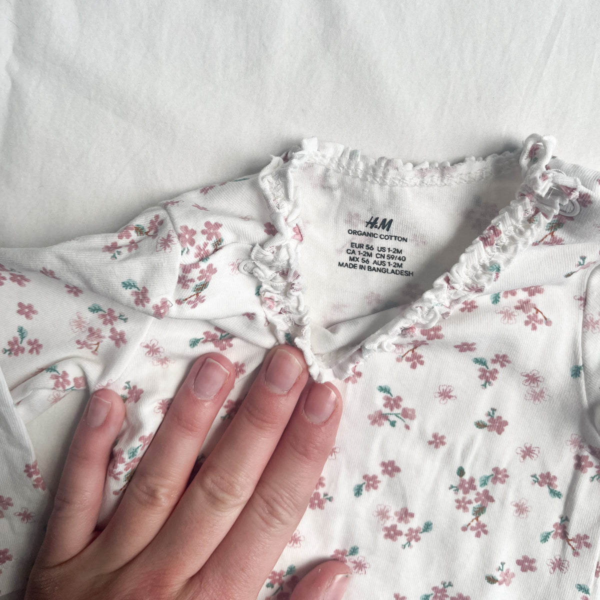 H&M bodysuit, NB