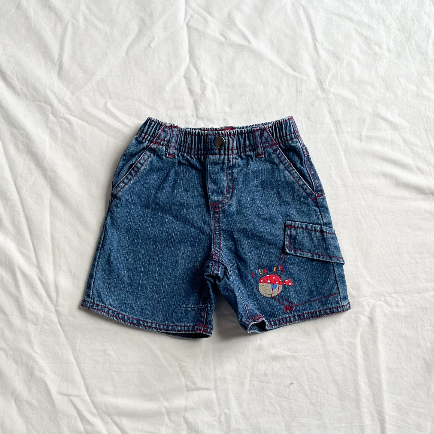 Vintage teeny weeny shorts, 3-6m