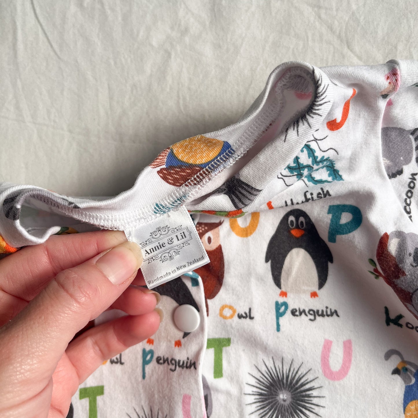 Annie & lil growsuit, 3-6m