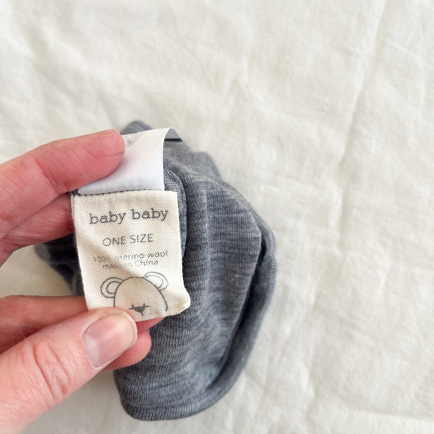Baby baby merino beanie, aprox 0-12m