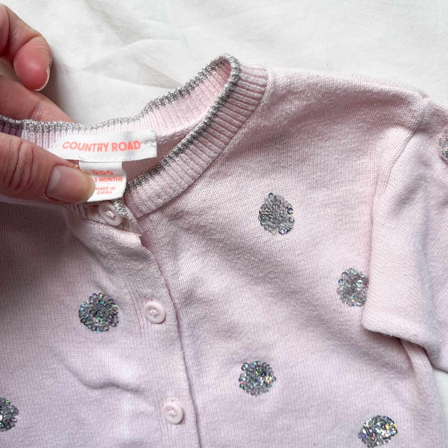 Country road cardi, 0-3m