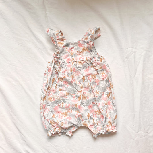 Floral romper, 3-6m