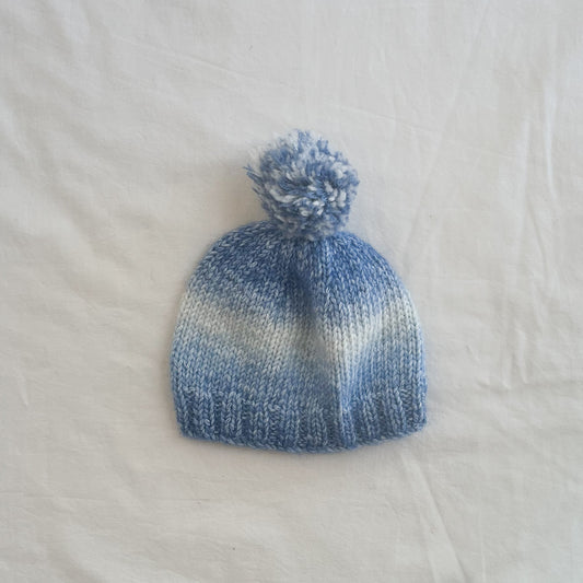 Hand knit beanie, NB-1