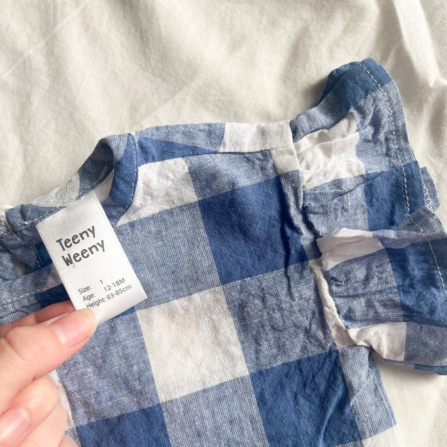 Teeny weeny top, size 1