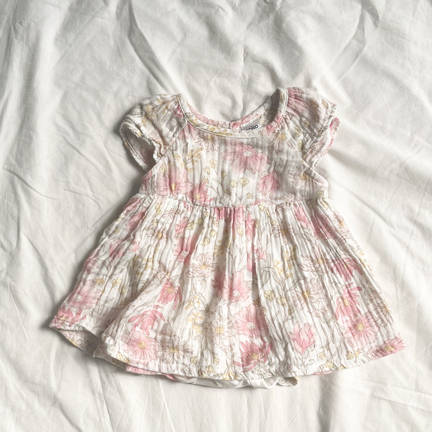Floral dress, 6-12m