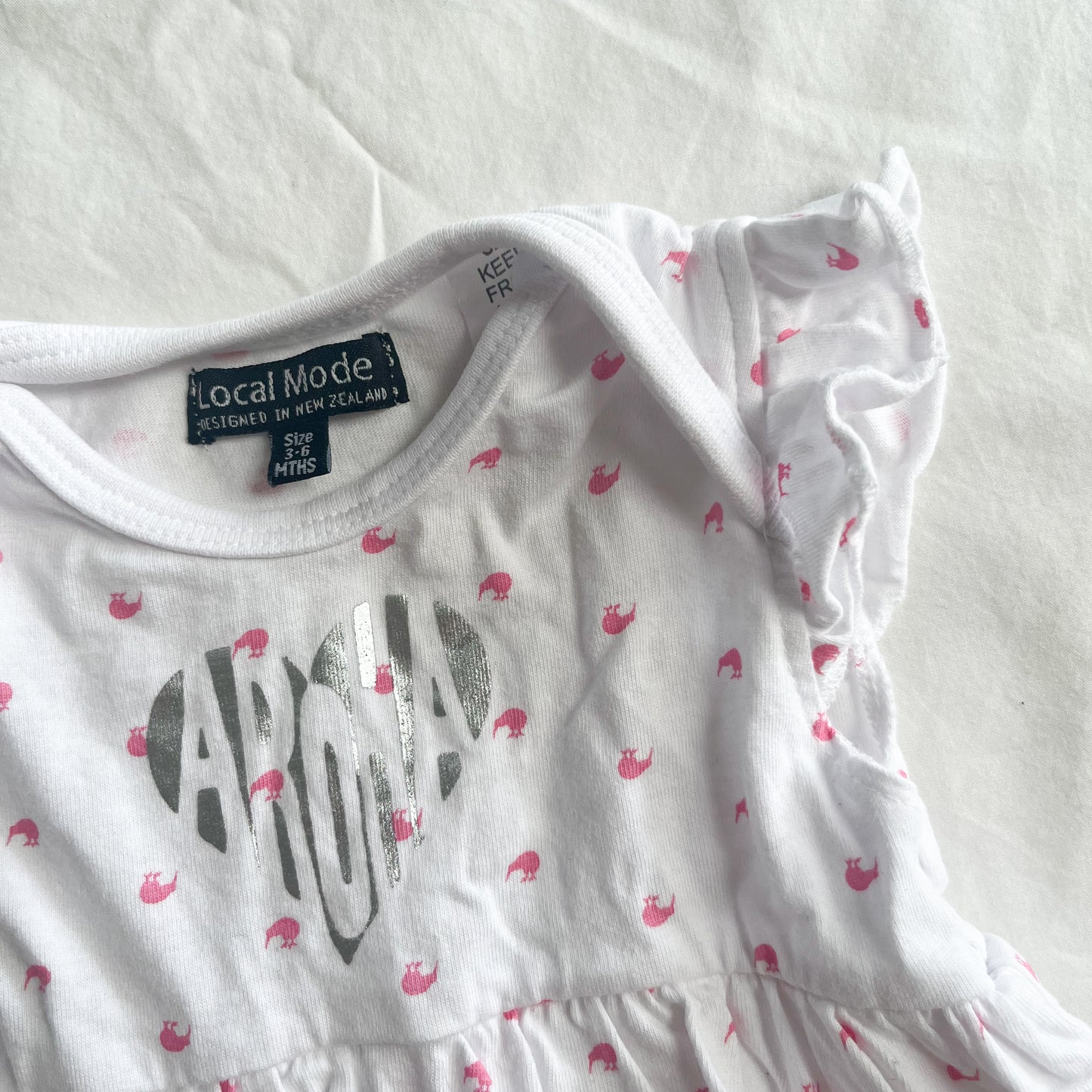 Local mode bodysuit/dress, 3-6m
