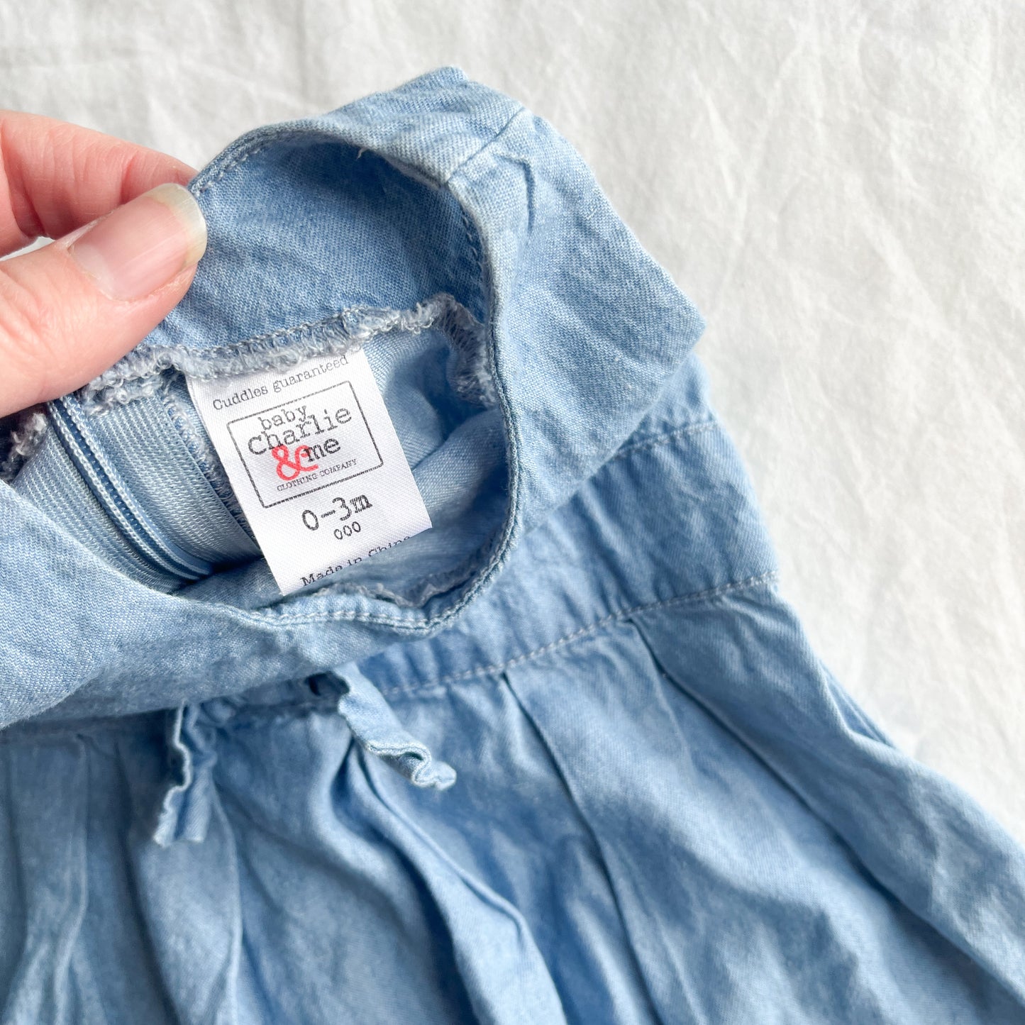 Charlie & me dress, size 0-3m
