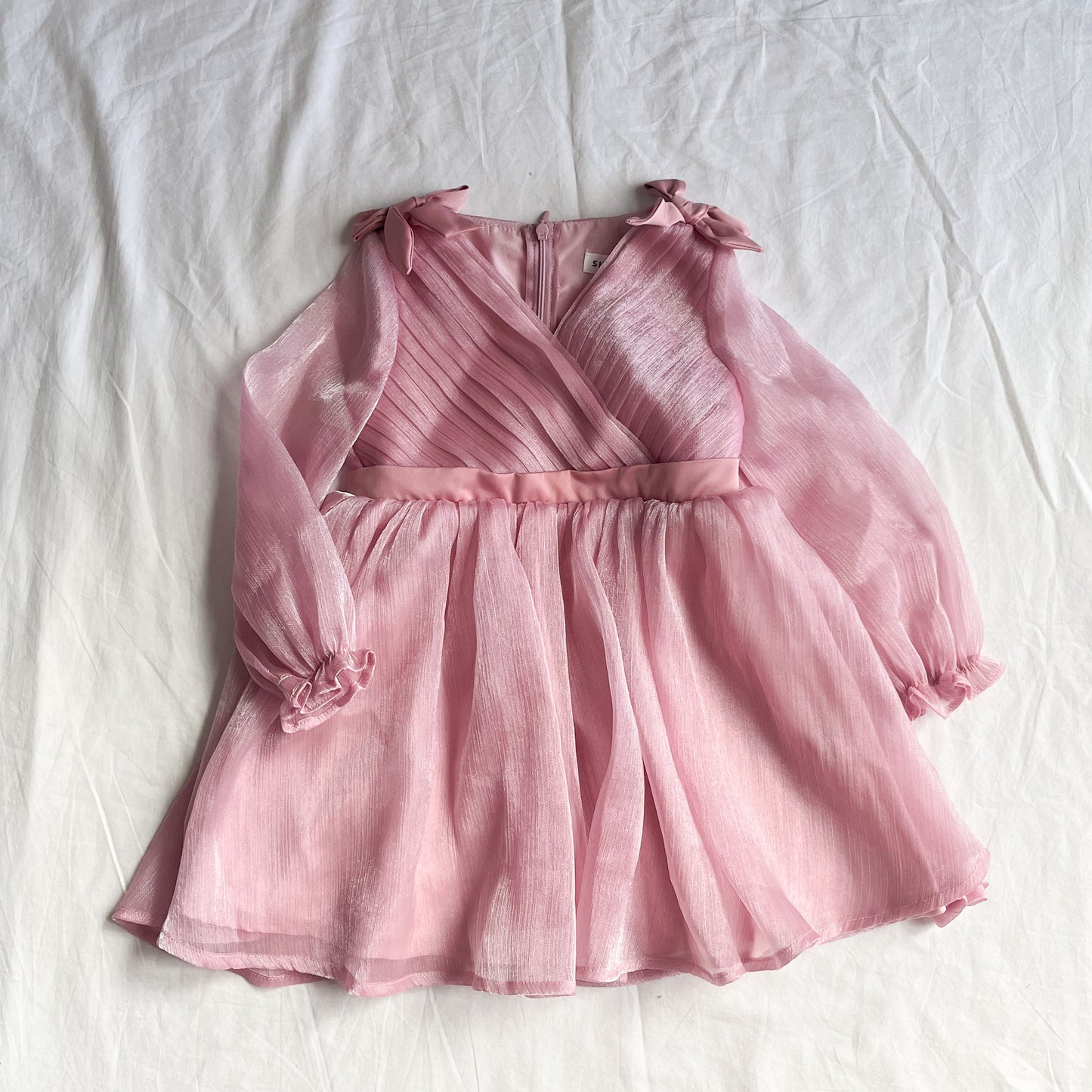 Pink occasion dress, size 2-3