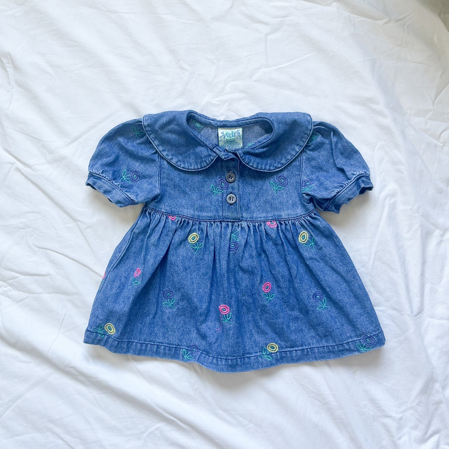 Sprout denim dress, size 1 (more of a 6-12m)