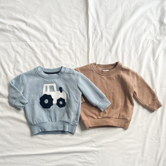 BUNDLE - Young original sweaters, 6-9m