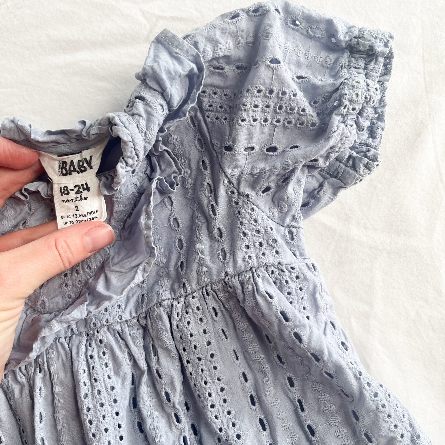 Cotton dress, size 2