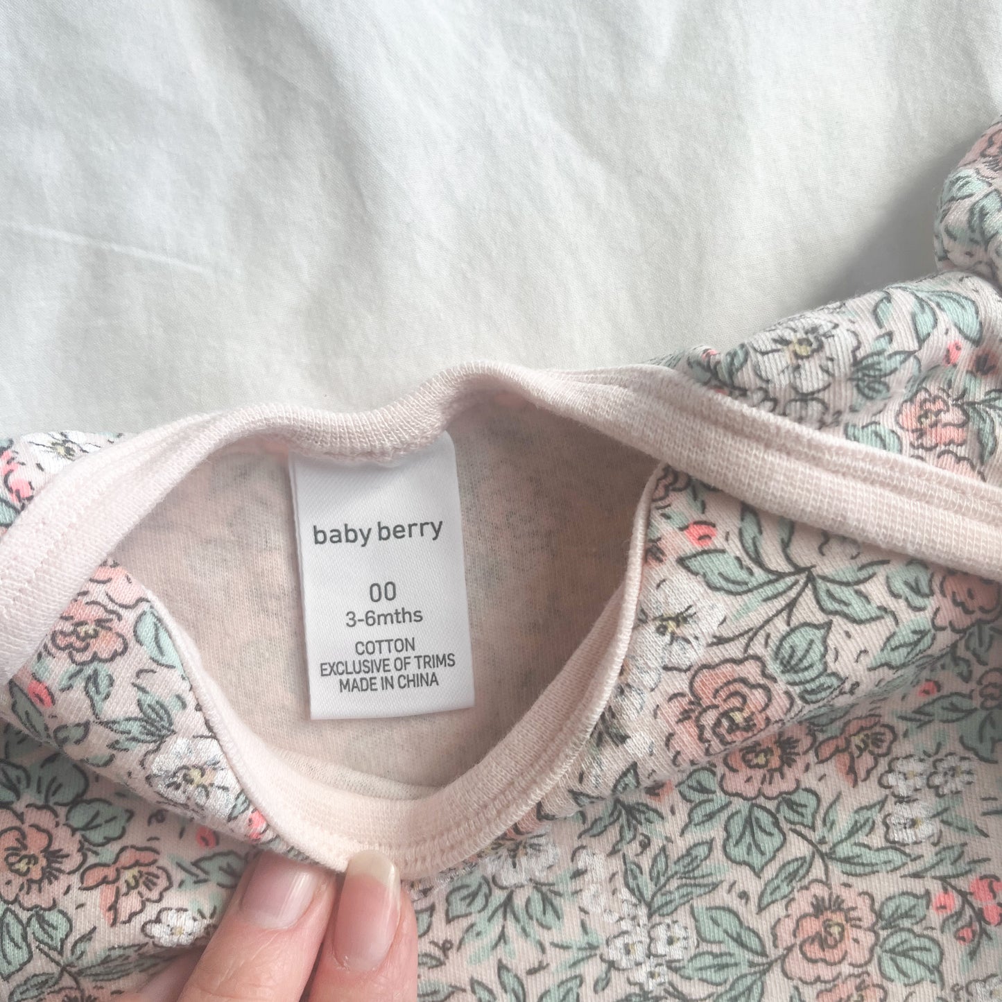 Baby berry bodysuit, 3-6m