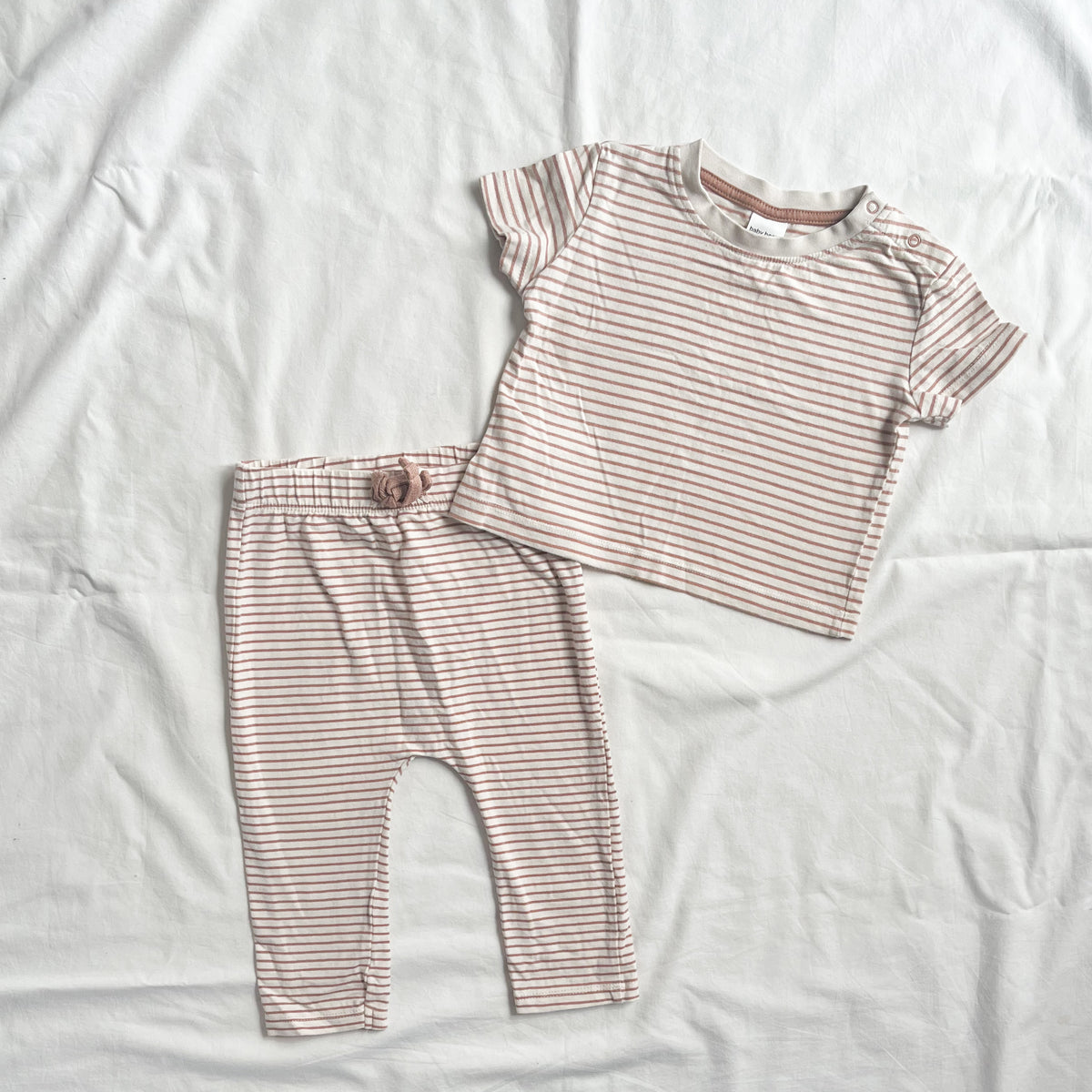 Baby berry stripe set, 6-12m