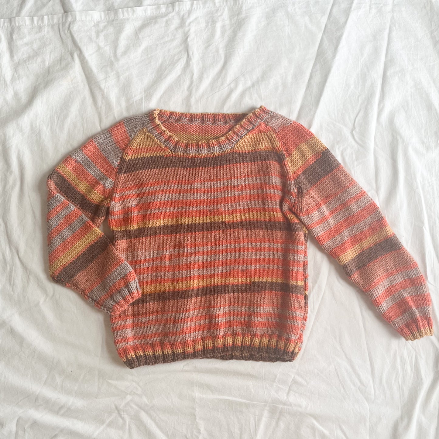 Hand knit jumper, aprox size 6