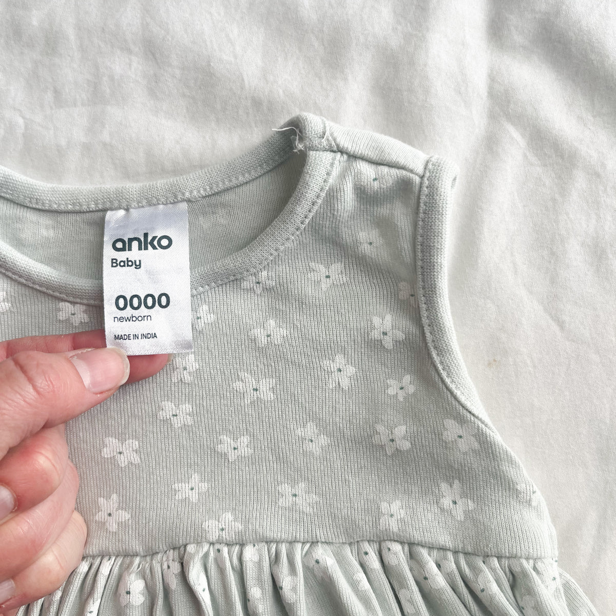 Floral bodysuit/dress, NB