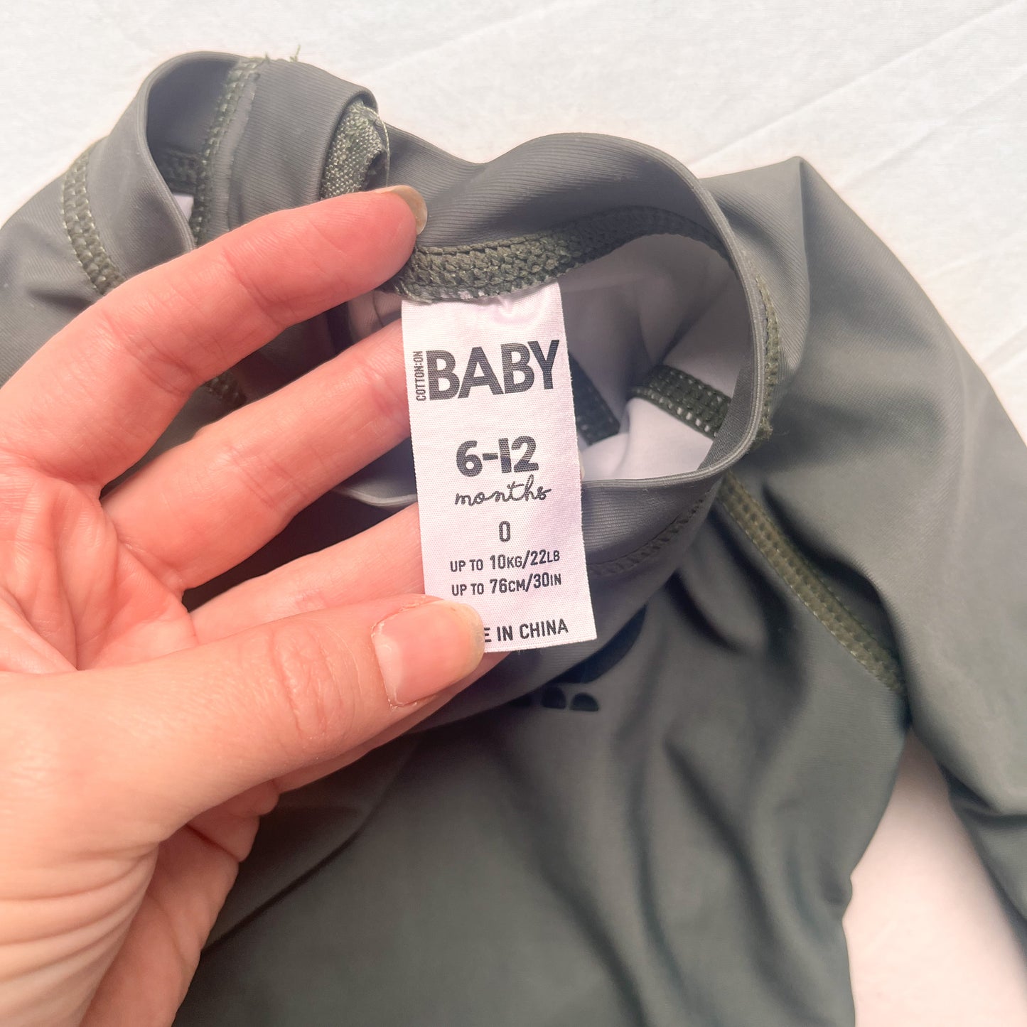Cotton on baby rashie, 6-12m