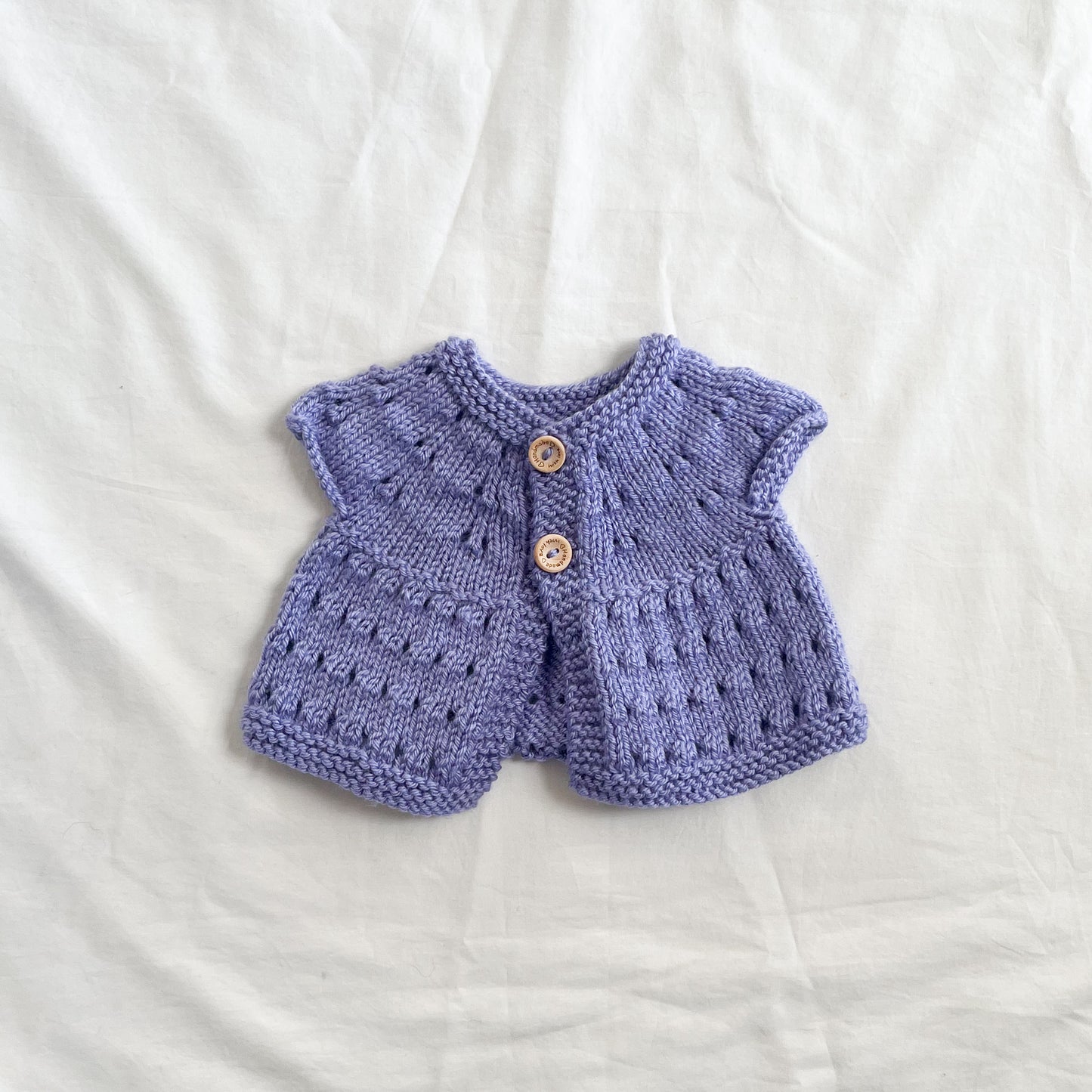 Handmade knit vest, NB-3m