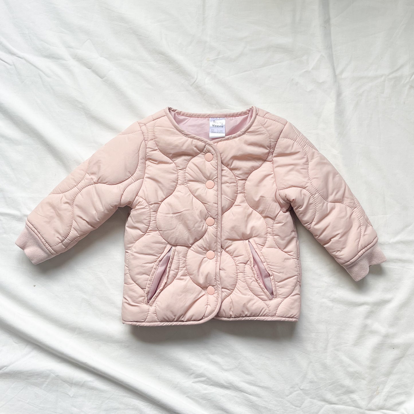 Teeny weeny puffer jacket, size 1