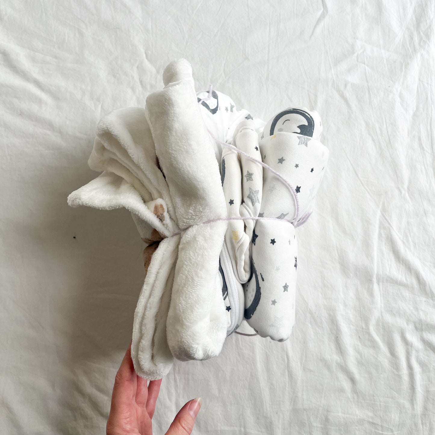 BUNDLE - sleepsack 0-6m + blanket bassinet