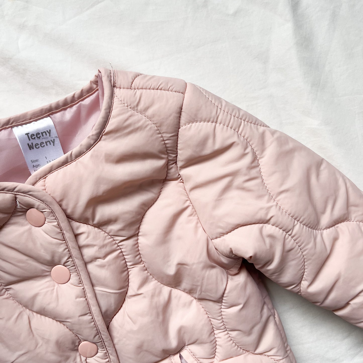 Teeny weeny puffer jacket, size 1