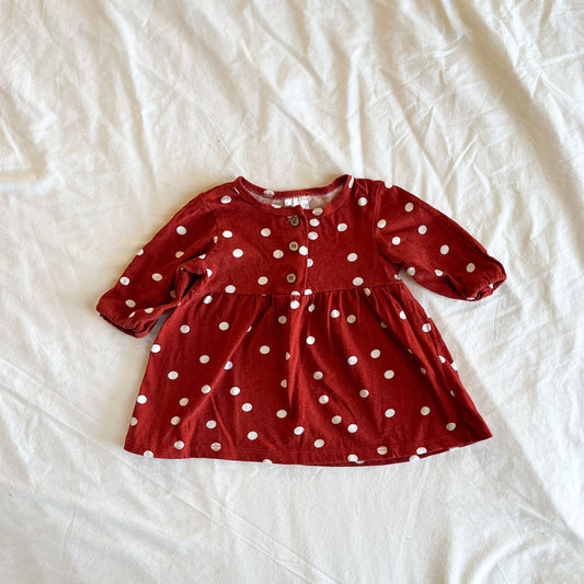 Baby berry dress, 3-6m