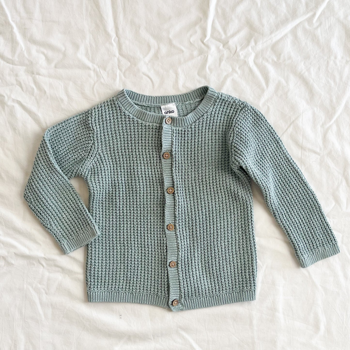 Green cardi, size 2