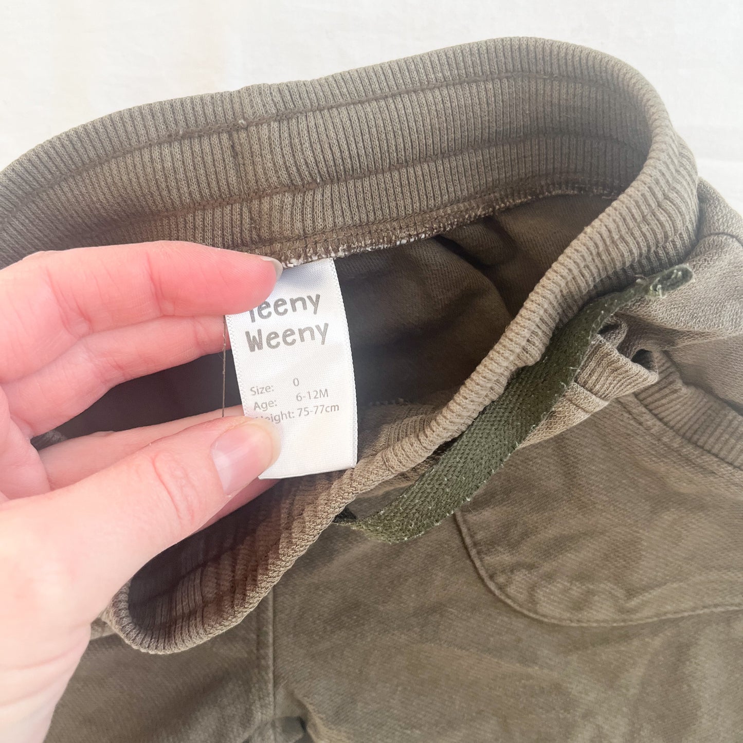Teeny weeny shorts, 6-12m