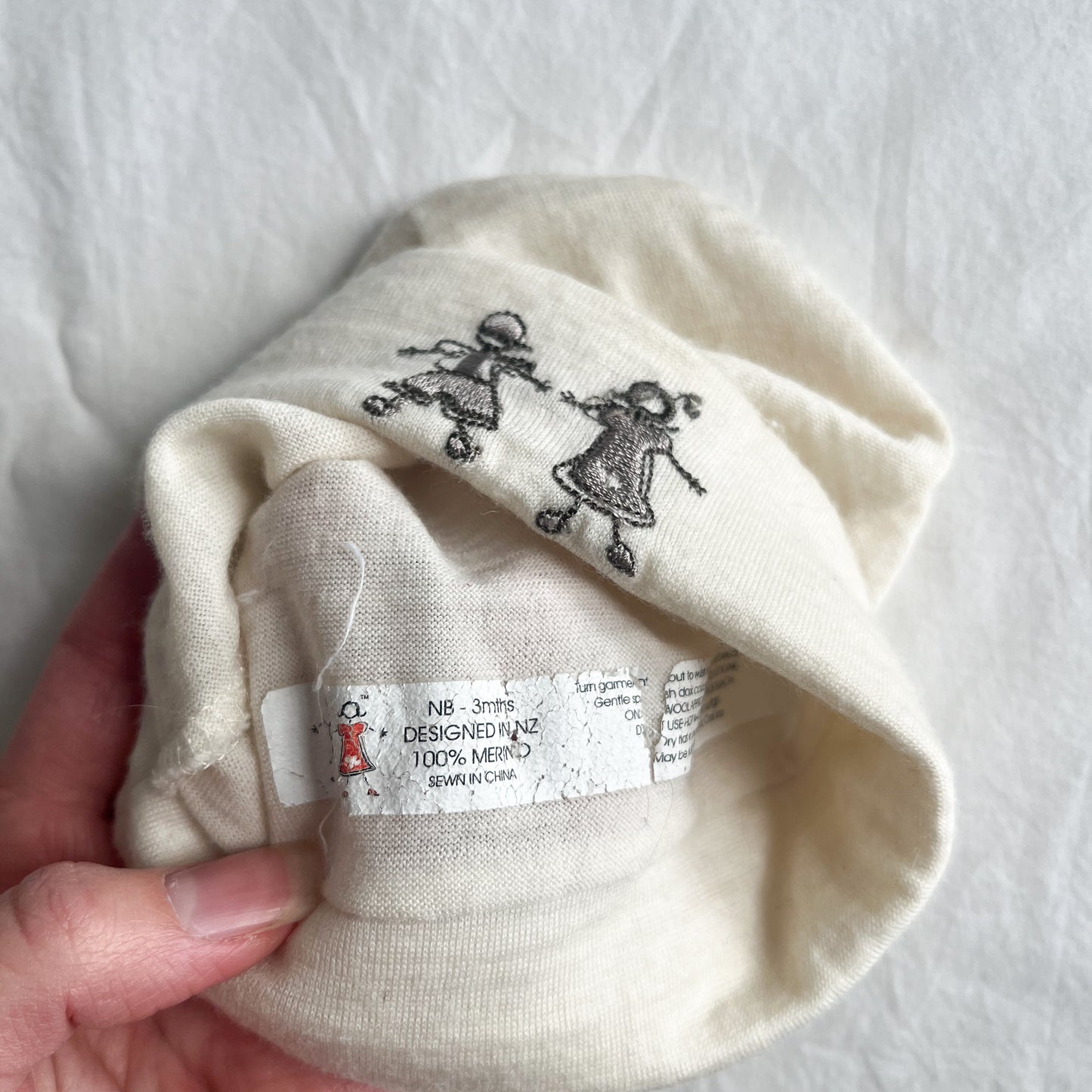 Merino kids beanie, 0-3m