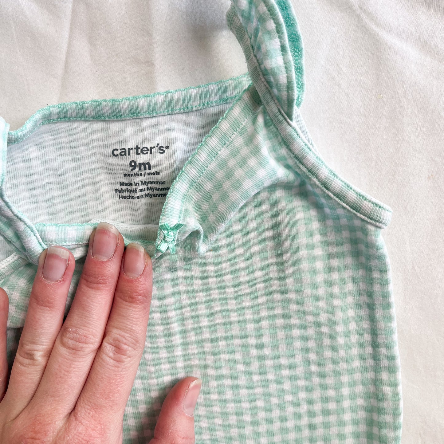 Carters bodysuit, 9m