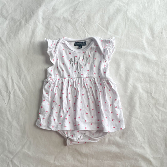 Local mode bodysuit/dress, 3-6m