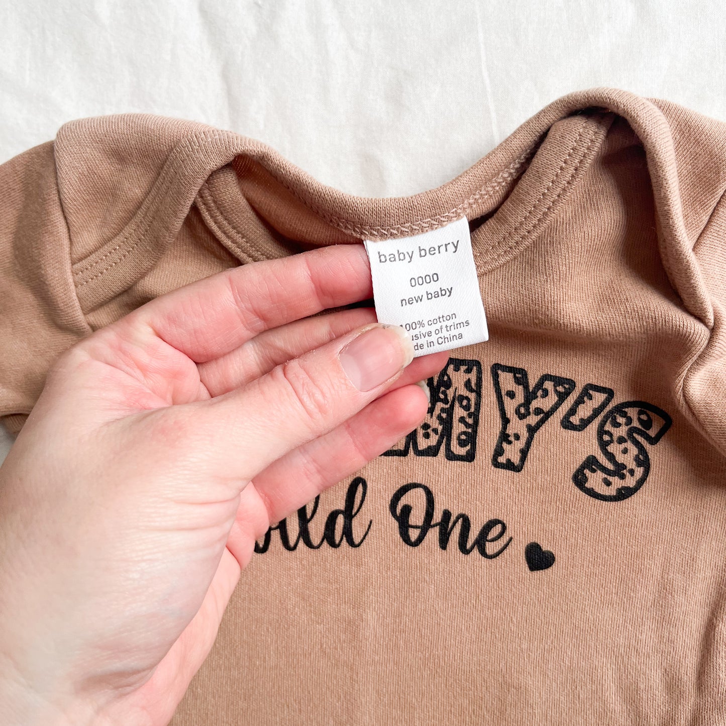 Baby berry bodysuit, NB